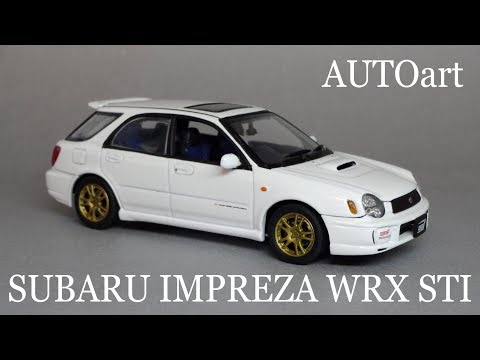 Видео: Subaru Impreza WRX STI Sport Wagon 1:43 AUTOart - обзор масштабной модели