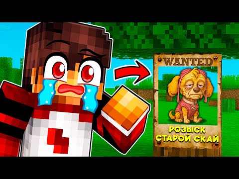 Видео: СТАРАЯ СКАЙ ЩЕНЯЧИЙ ПАТРУЛЬ пропала В МАЙНКРАФТЕ!