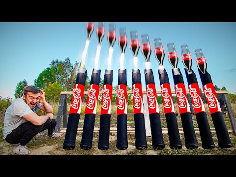 Видео: ДОМИНО ИЗ ЗАЛПОВ КОКА КОЛЫ!