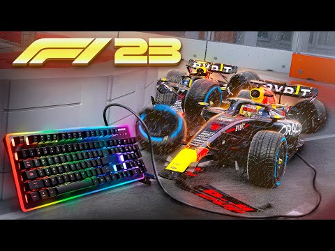 Видео: F1 23 НА КЛАВИАТУРЕ С ЭКСТРЕМАЛЬНЫМИ ПОВРЕЖДЕНИЯМИ