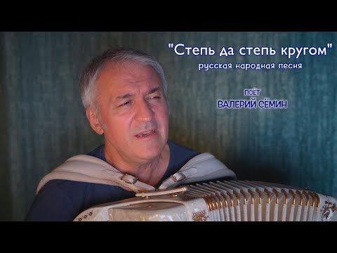 Видео: Песня под баян от Валерия Сёмина ❤️ "СТЕПЬ ДА СТЕПЬ КРУГОМ" ❤️ДУШЕВНО И КРАСИВО ❤️