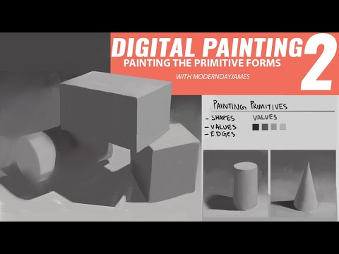 Видео: ЦИФРОВАЯ ЖИВОПИСЬ 2: ЖИВОПИСЬ ПРИМИТИВАМИ