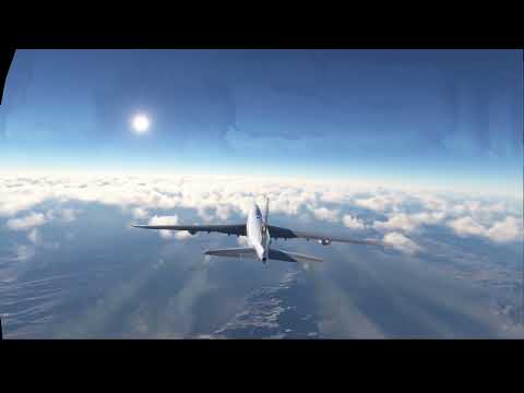 Видео: Полёт на Boeing 747-8i в MSFS 2020 с VR. Часть 3. Круиз, снижение, RNAV-заход