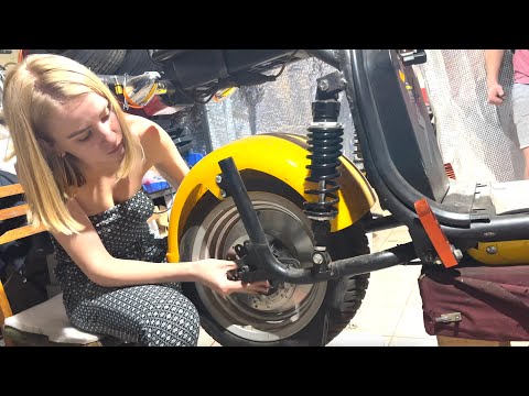 Видео: Как отремонтировать электроскутер CityCoco в домашних условиях?