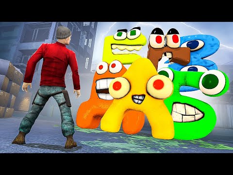 Видео: РУССКИЙ АЛФАВИТ ЛОР ОХОТИТСЯ НА НАС! ОПАСНЫЕ МОНСТРЫ ПРОТИВ ЛЮДЕЙ! ВЫЖИТЬ В ГОРОДЕ В Garry`s Mod