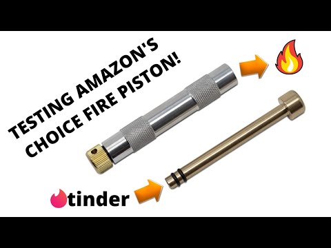 Видео: Поршневое зажигание Fire Piston, бренд American Heritage.