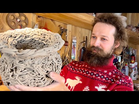 Видео: 🍯 МАСТЕРСКАЯ В КОРОБКЕ: печь и экструдер Плавка.Про / ДЕЛАЕМ ажурный горшок