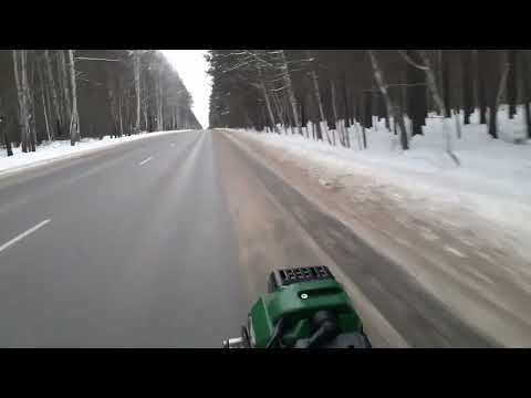 Видео: Еду в соседнее село (обратно 8км)