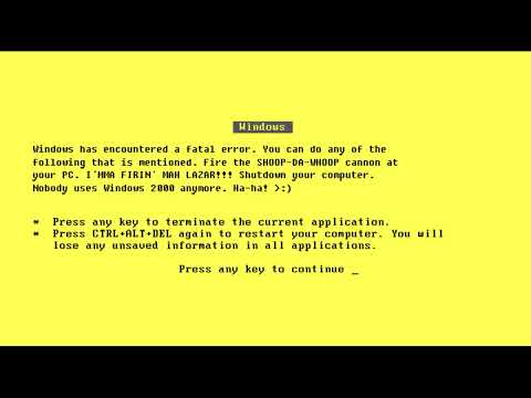 Видео: Смешные ошибки Windows 2 серия 1 сезон. Windows 1.0, 2000, NT 4.0, 2.0, 10.