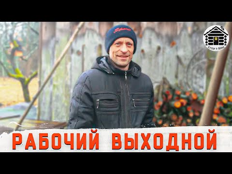 Видео: Рабочий выходной на лесном хуторе.