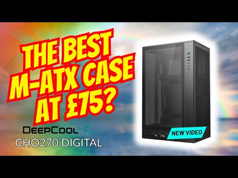 Видео: Лучший корпус Micro ATX? Обзор корпуса Deepcool CH270 Digital M-ATX