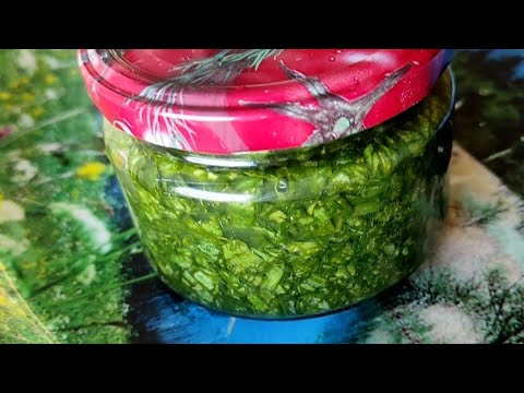 Видео: Щавель на зиму как свежий | ЩАВЕЛЬ 5 минутка