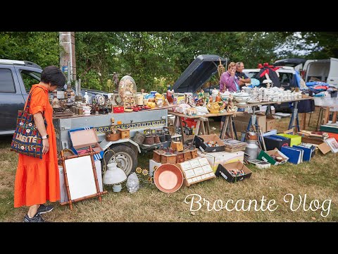 Видео: Франция, блошиный рынок в маленьком городке / Инструменты торговли и антиквариат/ Воскресный шопинг