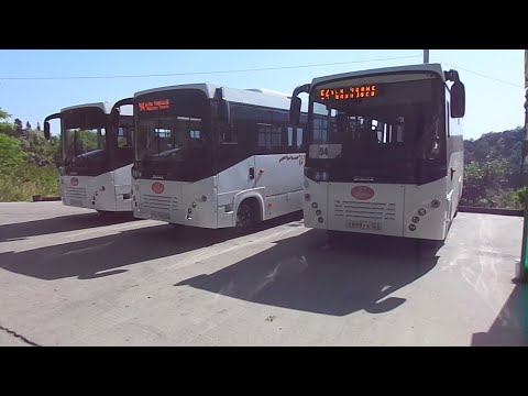 Видео: Автобус №94 (Сочи). Институт Цветоводства (ул. Метелёва) - Донской пер.