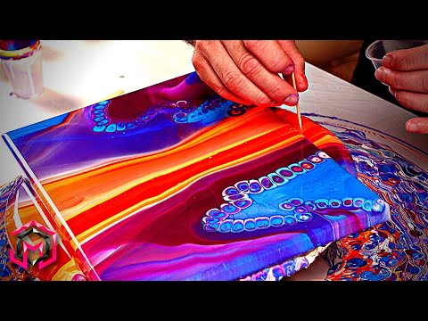 Видео: ПЛОТНОСТЬ и ТЕМПЕРАТУРА Акриловая заливка Chameleon Cell