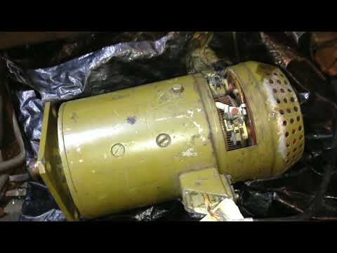 Видео: Электродвигатель постоянного тока  ПД-1 .  Краткий обзор с разборкой.