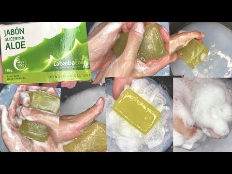 Видео: ASMR 🎧 | СМЫЛИЛА МЫЛО ДО КОНЦА ЗА 15 МИНУТ | LATHERING SOAP TO THE END | GLICERINE GREEN SOAP