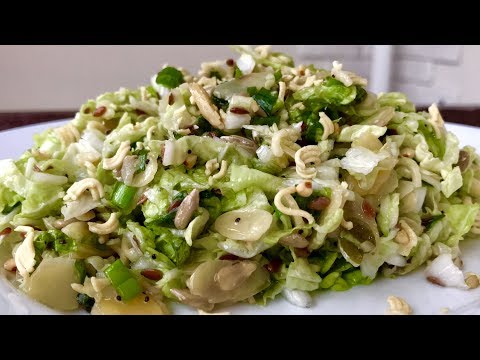 Видео: Хрустящий Салат с Мивиной (Лапшой быстрого приготовления) | Crunchy Noodle Salad |  Ольга Матвей