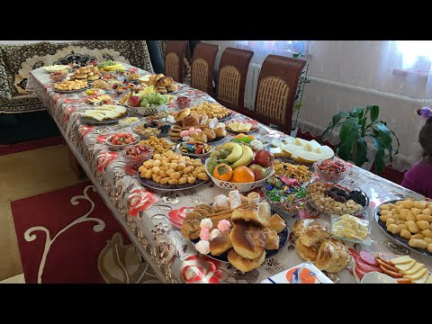 Видео: ПРАЗДНИЧНЫЙ СТОЛ • КУДАЙ ТАМАК У РОДИТЕЛЕЙ ДОМА - Guzal Dav