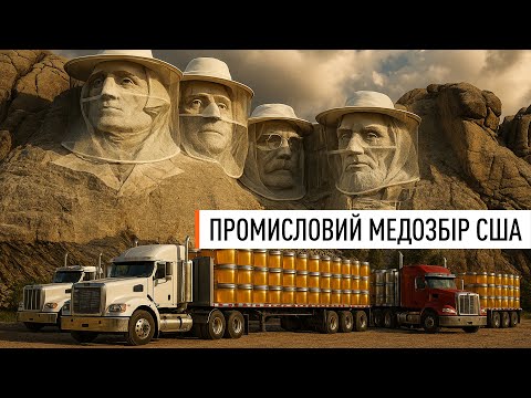 Видео: 113 000  тонн меду на рік! Технологія бджільництва США від розвитку бджіл до упаковки!