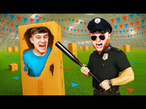 Видео: ЭКСТРЕМАЛЬНЫЕ ПРЯТКИ В КОРОБКАХ ОТ ПОЛИЦИИ!