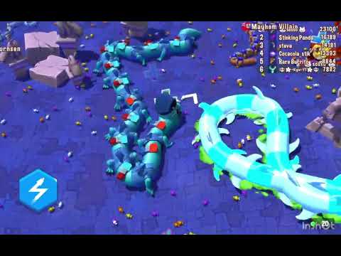 Видео: Граю в snake rivals🥰🥰 |●☆ була королем!! ☆●|