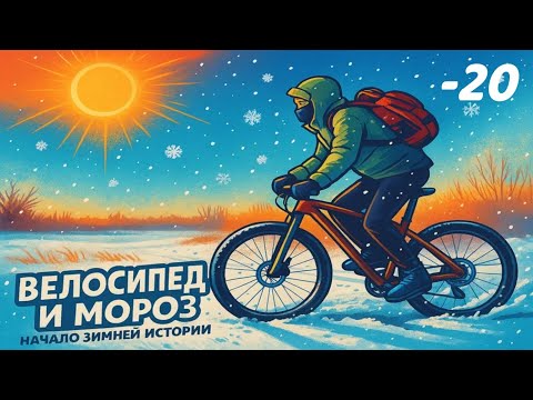Видео: Велосипед и мороз: начало зимней истории