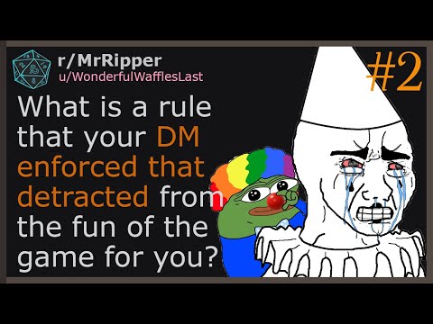 Видео: Какое правило, установленное вашим Мастером, отвлекало вас от игры? Часть 2 #dnd