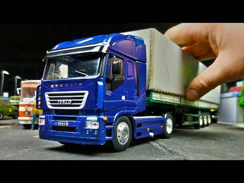 Видео: Модель грузовика IVECO STRALIS масштаб 1/43 IXO. Про машинки.