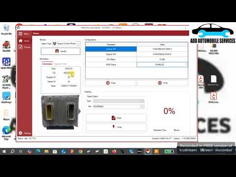 Видео: Клонирование использованного PCM (GPEC2A) с помощью программного обеспечения ECUHERO