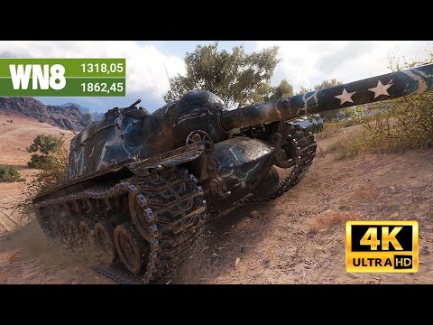 Видео: T110E3: Хороший бой на «Эль-Халлуфе» - World of Tanks
