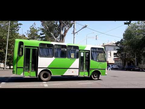 Видео: Талдыкорган, проезд по городу в автобусе 23