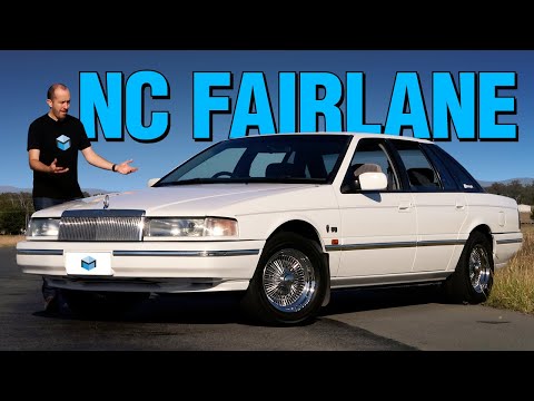 Видео: Австралийская Crown Victoria? Ford NC Fairlane — один из самых больших люксовых седанов в Австралии.