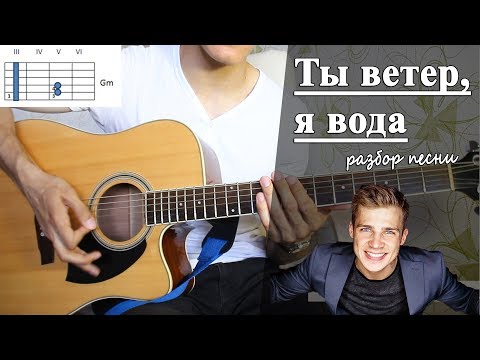 Видео: ОЛЕГ МАЙАМИ - ТЫ ВЕТЕР, Я ВОДА аккорды (Как играть на гитаре, разбор песни)