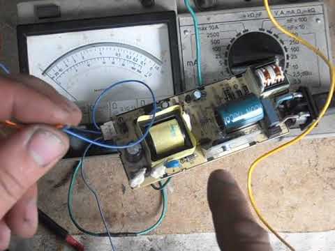 Видео: Запуск БП от принтера