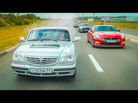 Видео: ОПАСНАЯ ВОЛГА 900 л.с.!  Что лучше NISSAN GT-R?