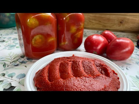 Видео: Домашняя ТОМАТНАЯ паста + РЕЦЕПТ! Мало сделала!