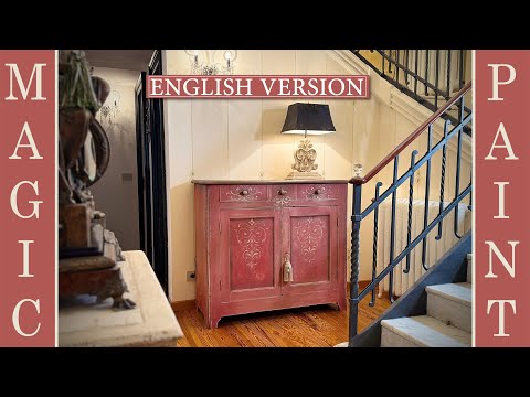 Видео: Преобразуйте предмет мебели, создав патину с помощью краски Magic Paint! Chalk Paint#diy®DIY#ElisaMP