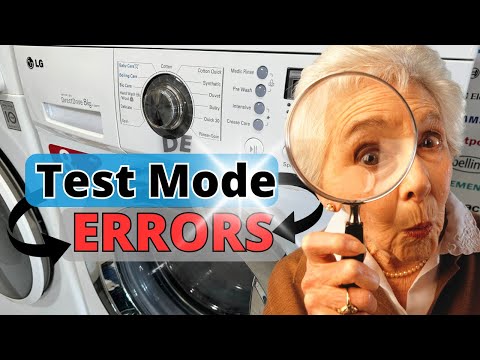Видео: Режим тестирования стиральной машины LG и последовательность диагностического обслуживания
