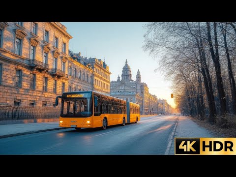 Видео: 🇷🇺 4K HDR На автобусе № 14 зигзагами по Петроградской стороне САНКТ-ПЕТЕРБУРГА.