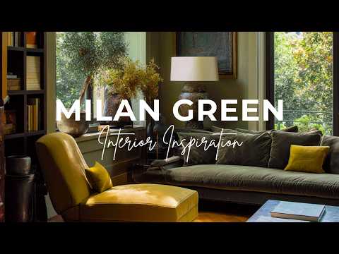 Видео: Создание эстетики MILAN GREEN у себя дома