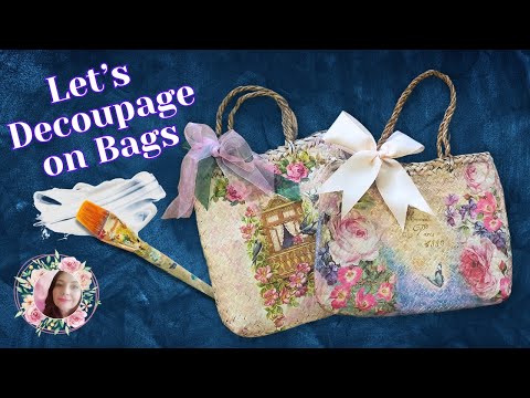 Видео: Как декупажировать сумки 2023