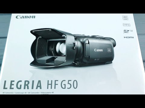 Видео: Видеокамера Canon Legria HF G50 4K- Распаковка | Комплектация | Внешний Вид