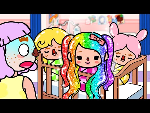 Видео: Я самый милый и блестящий малыш на свете! | История жизни Toca | Toca Boca