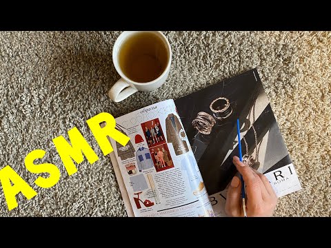 Видео: АСМР Листаем журнал/Шепот/Постукивание/ASMR Flipping through a magazine/Whisper/Tapping