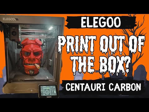Видео: Тестирование печати Elegoo Centauri Carbon и Reality сразу после распаковки