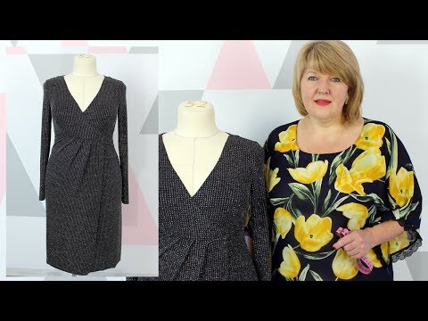 Видео: Раскрой праздничного Новогоднего платья с драпировкой. Пошаговый мастер класс