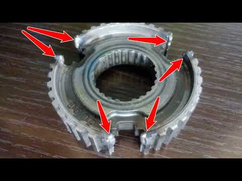 Видео: КАК ВОССТАНОВИТЬ ШЕСТЕРНЮ СОВМЕСТНУЮ С СИНХРОНИЗАТОРОМ КПП