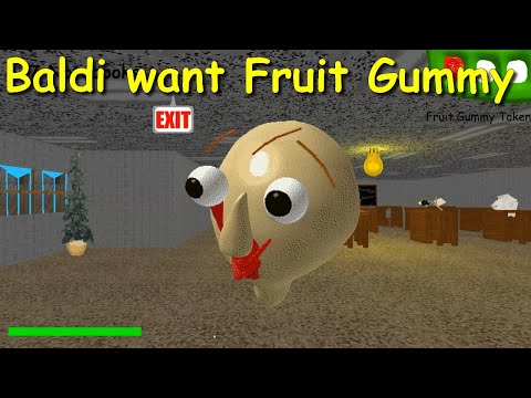 Видео: Baldi хочет Fruit Gummy ОБНОВЛЕННЫЙ - декомпилированный мод Baldi's basics 1.3.2
