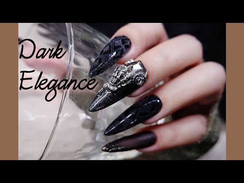 Видео: Тёмная Элегантность 🖤 Бархатные Матовые Ногти 🪄 Стильно, но Сдержанно